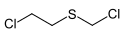 2-Cloroetil clorometil sulfur