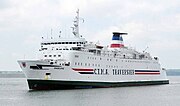 CTMA ferry, Madeleine, arriving at Souris, PEI Canada - July 2008