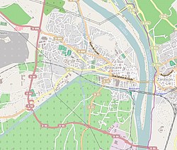 Carte de la ville de Beaucaire.