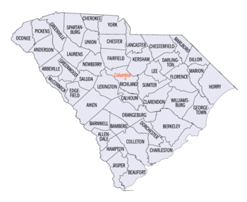 South Carolina counties