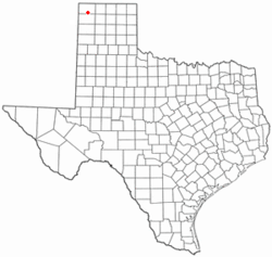 Location of Dalhart, Texas