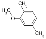 Strukturformel von 2,5-Dimethylanisol