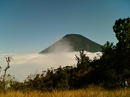 De Atitlan gezien vanaf de vulkaan Toliman