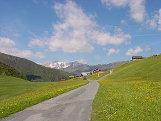 Der Glaspass mit Blick in Richtung Westen