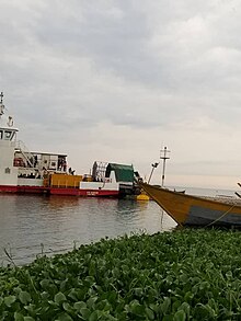 MV Ssese Portbell ferry, thay transports peopla and merchandise from Kalangala district to Masaka District and vice versa.