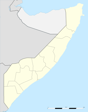 Amin Gaab is located in Somalia