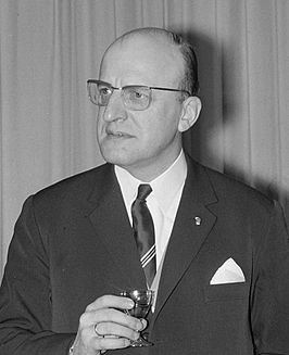 Regeringsleider Théo Lefèvre in 1964