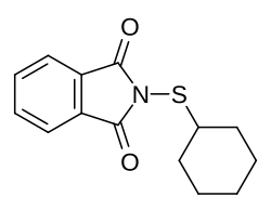 Strukturformel von N-(Cyclohexylthio)phthalimid