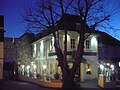 Vue extérieure du bar-club Ducsaal