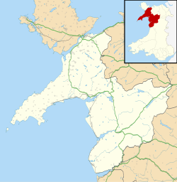 Penrhyndeudraeth ubicada en Gwynedd