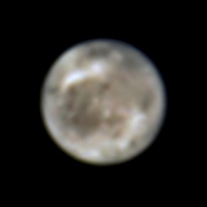 Hubble Space Telescope image of Ganymede taken in 1996.[138]