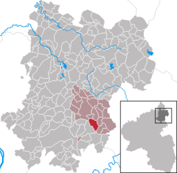 Läget för Steinefrenz i Westerwaldkreis