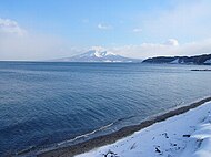 八雲町から見た北海道駒ヶ岳