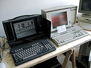 Dolch[англ.] PAC 486 и IBM PS/2 P70 portable — середина 1990-х