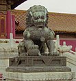 Male lion guard of the Ming Dynasty period at the Forbidden City