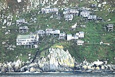 Ugiuvak, abandoned Inupiat stilt village, in 2010