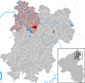 Poziția Lochum pe harta districtului Westerwaldkreis