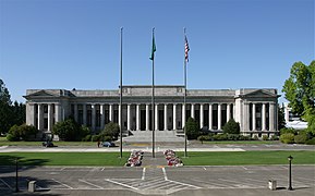 La Cour suprême (Temple of Justice) est située sur le campus du capitole de l'État de Washington, à Olympia, 2006.