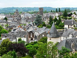 A general view of Allassac