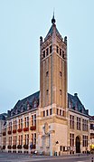 Le beffroi de l'hôtel de ville de Roulers.