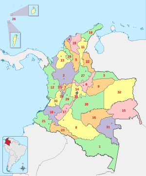 Departments of Colombia