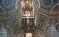 Interior view of the sanctuary from the dome towards the apse