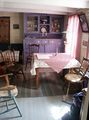 Kitchen interior, preserved as it was when vacated in 1958.