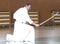 Kata-Training als Katanaform, Iaidoka 2007