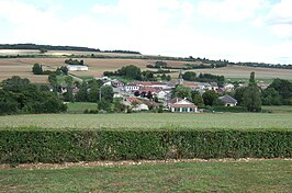 Landrecourt gezien vanuit het zuiden