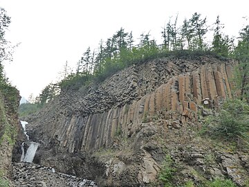 Водопад на плато Путорана