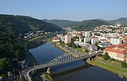 View over the Elbe Valley