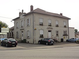 The town hall in Haudiomont