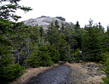 Cascade Mountain dome from trail