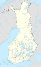 Map showing the location of Salamajärvi National Park