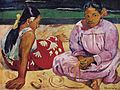 Tahitian Women on the Beach, (1891