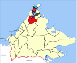 Location of Kota Marudu