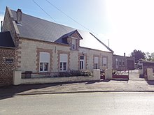 Ang Town Hall sa Monceau-le-wasay