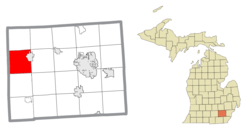 Location within Washtenaw County