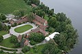 The manor from the air.