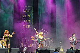 Optreden van Katzenjammer op het Greenville Festival (2013)