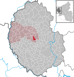 Läget för Mauel i Eifelkreis Bitburg-Prüm