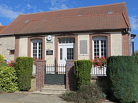 The town hall in Montenils