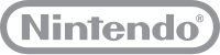 Nintendo's logotype, in gray.