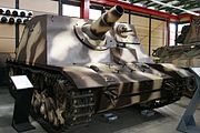 右側からの写真。ムンスター・ドイツ戦車博物館収蔵品。