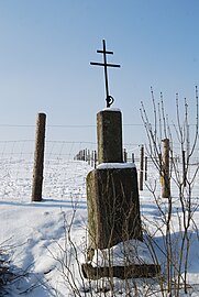 Kreuz an der Straße nach Orlík nad Vltavou