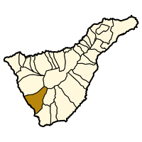 Mapa-Situación de Adeje