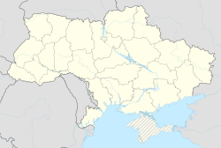 Kramatorsk trên bản đồ Ukraina