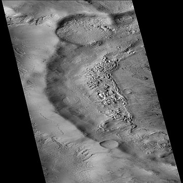 Redi Crater, as seen by CTX camera (on Mars Reconnaissance Orbiter)