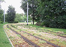 Rasengleis in Zwickau, Schumannplatz