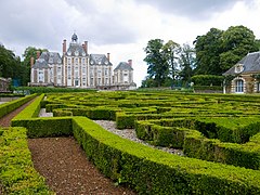 Le parc et le château de Balleroy.